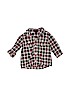 Carter's 100% Cotton Plaid Green Long Sleeve Button-Down Shirt Size 3-6 mo - photo 1