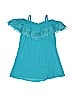 D-Signed Solid Blue Dress Size 6 - photo 1