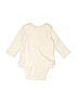 Baby Gap 100% Cotton Ivory Long Sleeve Onesie Size 3-6 mo - photo 2