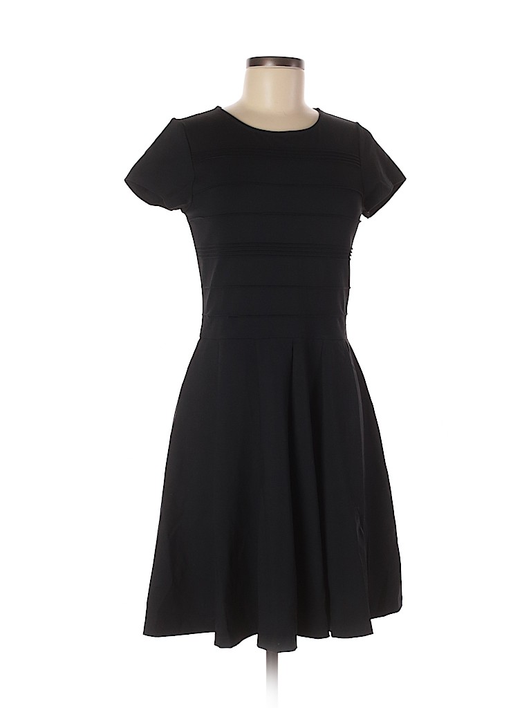 Cynthia Rowley TJX Solid Black Casual Dress Size M - 66% off | thredUP