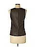 Vince. 100% Lambskin Brown Leather Top Size 6 - photo 2