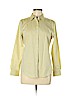 Jones New York 100% Cotton Yellow Long Sleeve Button-Down Shirt Size M (petite) - photo 1