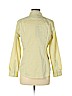 Jones New York 100% Cotton Yellow Long Sleeve Button-Down Shirt Size M (petite) - photo 2
