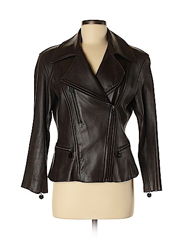 Donna Karan New York Leather Jacket (view 1)