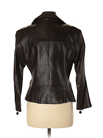 Donna Karan New York Leather Jacket (view 2)