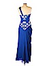 Bibhu Mohapatra 100% Silk Blue Cocktail Dress Size 10 - photo 2