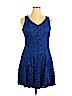 DressBarn Blue Cocktail Dress Size 16 - photo 1