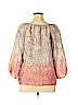 Zac & Rachel Tan 3/4 Sleeve Blouse Size XL (petite) - photo 2