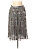 Prada 100% Silk Gray Silk Skirt Size EU (IT) 46 / US 10 - photo 1