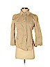 Max Mara Tan 3/4 Sleeve Button-Down Shirt Size 8 - photo 1