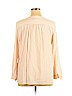Ann Taylor LOFT 100% Rayon Pink Long Sleeve Button-Down Shirt Size XL - photo 2