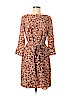H&M 100% Polyester Burgundy Casual Dress Size 6 - photo 1