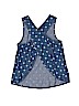 Splendid 100% Cotton Blue Sleeveless Blouse Size 6X - photo 2