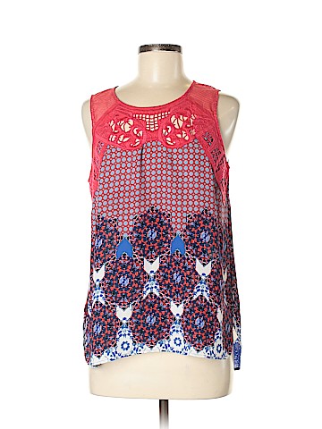 Pale Sky Sleeveless Blouse (view 1)