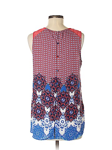 Pale Sky Sleeveless Blouse (view 2)