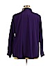 Lauren by Ralph Lauren 100% Silk Purple Long Sleeve Silk Top Size 1X - photo 2