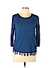 Joseph A. Blue 3/4 Sleeve Top Size L (petite) - photo 1