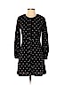 Ann Taylor LOFT 100% Polyester Black Casual Dress Size 0 (petite) - photo 1