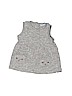 Bon Bebe 100% Cotton Solid Gray Sleeveless Top Size 3-6 mo - photo 1