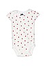 Carter's 100% Cotton White Short Sleeve Onesie 0-3 MO / 3 MO - photo 1