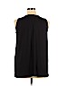Lane Bryant 100% Polyester Black Sleeveless Blouse Size 14 - 16 Plus - photo 2
