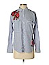 Rails Blue Long Sleeve Button-Down Shirt Size S - photo 1