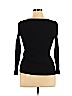 INC International Concepts Black Long Sleeve Top Size XL (petite) - photo 2