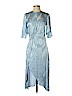 Topshop 100% Viscose Blue Casual Dress Size 0 - photo 1