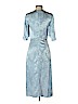 Topshop 100% Viscose Blue Casual Dress Size 0 - photo 2