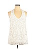 Banana Republic 100% Polyester White Sleeveless Blouse Size XL - photo 1
