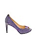 Cole Haan Nike 100% Leather Purple Heels Size 7 1/2 - photo 1