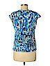 Ann Taylor Blue Short Sleeve Top Size M (petite) - photo 2