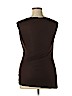 Cha Cha Vente 100% Modal Brown Sleeveless Top Size XL - photo 2