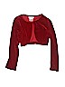Jona Michelle 100% Polyester Red Cardigan Size 8 - photo 1