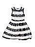 Knitworks 100% Cotton Stripes White Dress Size 10 - photo 1