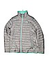 The North Face 100% Polyester Solid Gray Windbreakers Size 18 - photo 1