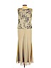 Alex Evenings 100% Polyester Tan Cocktail Dress Size 16 (petite) - photo 2