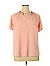 St. John's Bay Pink Short Sleeve Top Size XL (petite) - photo 1