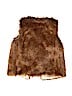 Cat & Jack 100% Polyester Brown Faux Fur Vest Size 14 - photo 2