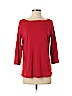 Talbots 100% Pima Cotton Red 3/4 Sleeve T-Shirt Size P (petite) - photo 1