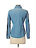 Ann Taylor LOFT 100% Cotton Blue Long Sleeve Button-Down Shirt Size S (petite) - photo 2