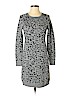 Ann Taylor LOFT Gray Casual Dress Size S (petite) - photo 1