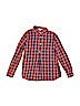 Crewcuts 100% Cotton Red Long Sleeve Button-Down Shirt Size 8 - photo 1
