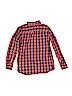 Crewcuts 100% Cotton Red Long Sleeve Button-Down Shirt Size 8 - photo 2