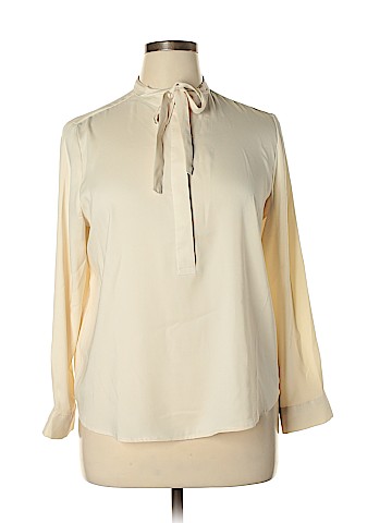 Ann Taylor Long Sleeve Blouse (view 1)
