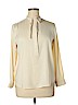 Ann Taylor 100% Polyester Ivory Long Sleeve Blouse Size XL (petite) - photo 1