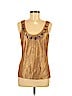 WD.NY Gold Sleeveless Blouse Size M - photo 1