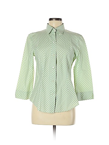 Faconnable 3/4 Sleeve Button-Down Shirt (view 1)