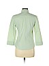 Faconnable Green 3/4 Sleeve Button-Down Shirt Size M - photo 2