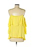Alice + Olivia 100% Viscose Yellow 3/4 Sleeve Blouse Size M - photo 2